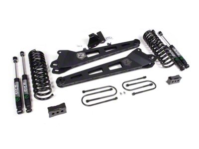 Zone Offroad 3-Inch Radius Arm Suspension Lift Kit with FOX Shocks (19-24 4WD 6.7L RAM 3500 w/o Air Ride)