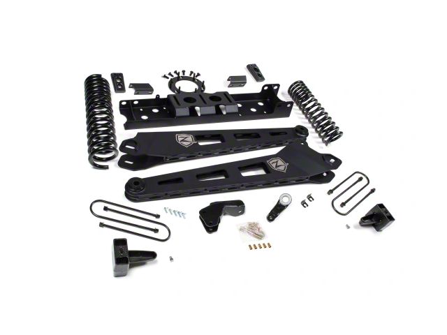 Zone Offroad 4-Inch Front / 3-Inch Rear Radius Arm Suspension Lift Kit (19-24 4WD 6.4L RAM 3500 w/ Factory Overload Springs & w/o Air Ride)