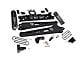 Zone Offroad 4-Inch Front Radius Arm / 2-Inch Rear Block Suspension Lift Kit with Nitro Shocks (19-24 4WD 6.4L RAM 3500 w/ Factory Overload Springs)
