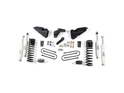 Zone Offroad 4-Inch Standard Suspension Lift Kit with with 3-Inch Rear Lift Blocks and Nitro Shocks (13-18 4WD 5.7L, 6.4L RAM 3500 w/o Air Ride)