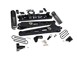 Zone Offroad 4.50-Inch Front / 2-Inch Rear Radius Arm Suspension Lift Kit with Nitro Shocks (19-23 4WD 6.7L RAM 3500 SRW w/ 6-Bolt Transfer Case, Factory Overload Springs & w/o Air Ride, Excluding Mega Cab w/ AISIN Transmission)