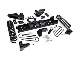 Zone Offroad 4.50-Inch Front / 2-Inch Rear Standard Suspension Lift Kit with Nitro Shocks (19-23 4WD 6.7L RAM 3500 SRW w/ 6-Bolt Transfer Case & w/o Air Ride & Factory Overload Springs)