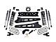 Zone Offroad 4.50-Inch Front / 3-Inch Rear Radius Arm Suspension Lift Kit with Nitro Shocks (19-24 4WD 6.7L RAM 3500 SRW w/ 6-Bolt Transfer Case, Factory Overload Springs & w/o Air Ride, Excluding Mega Cab w/ AISIN Transmission)