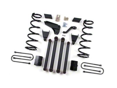 Zone Offroad 5-Inch Coil Spring Suspension Lift Kit with Nitro Shocks (10-12 4WD RAM 3500 w/ 4-Inch Rear Axle)