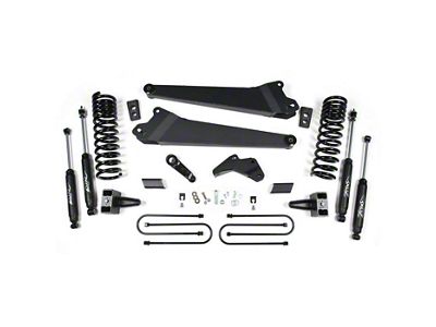 Zone Offroad 5.50-Inch Radius Arm Suspension Lift Kit with Nitro Shocks (13-18 4WD 5.7L, 6.4L RAM 3500 w/o Air Ride)