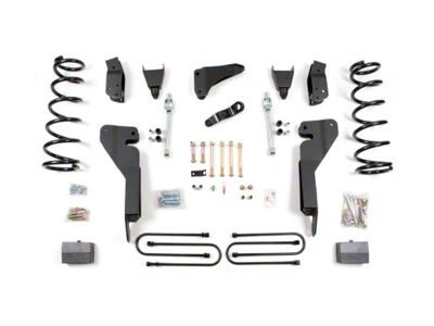 Zone Offroad 6-Inch Coil Spring Suspension Lift Kit with Nitro Shocks (09-12 4WD 5.7L RAM 3500 w/ 4-Inch Rear Axle)