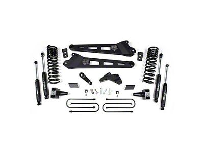 Zone Offroad 6.50-Inch Radius Arm Suspension Lift Kit with Nitro Shocks (13-18 4WD 6.7L RAM 3500 w/o Air Ride)