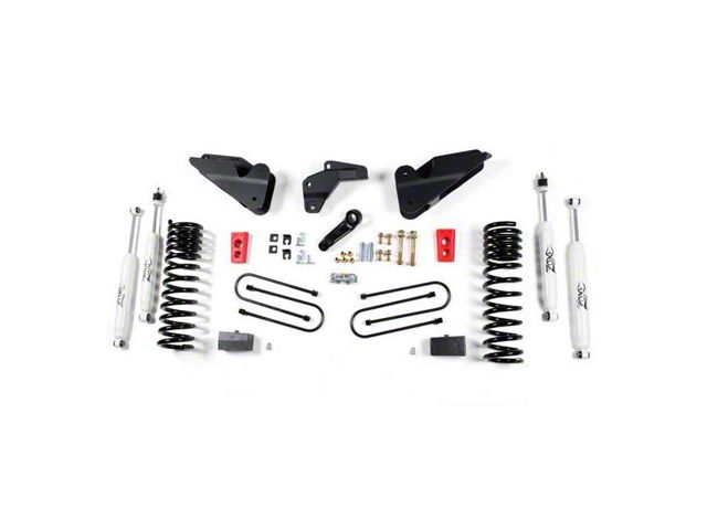 Zone Offroad 6.50-Inch Standard Suspension Lift Kit with Nitro Shocks (13-18 4WD 6.7L RAM 3500 w/o Air Ride)