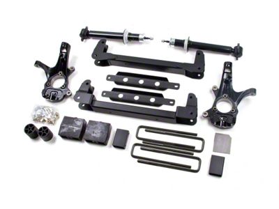 Zone Offroad 4.50-Inch Strut and Drop Crossmember Suspension Lift Kit with FOX Shocks (07-13 2WD Sierra 1500)