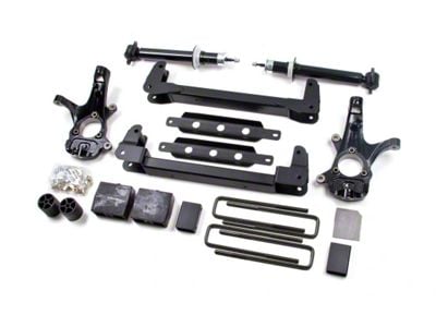 Zone Offroad 4.50-Inch Strut and Drop Crossmember Suspension Lift Kit with Nitro Shocks (07-13 2WD Sierra 1500)