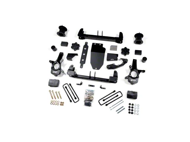 Zone Offroad 4.50-Inch Suspension Lift Kit with FOX Shocks (14-18 4WD Sierra 1500 w/ Stock Cast Aluminum or Stamped Steel Control Arms, Excluding Denali)