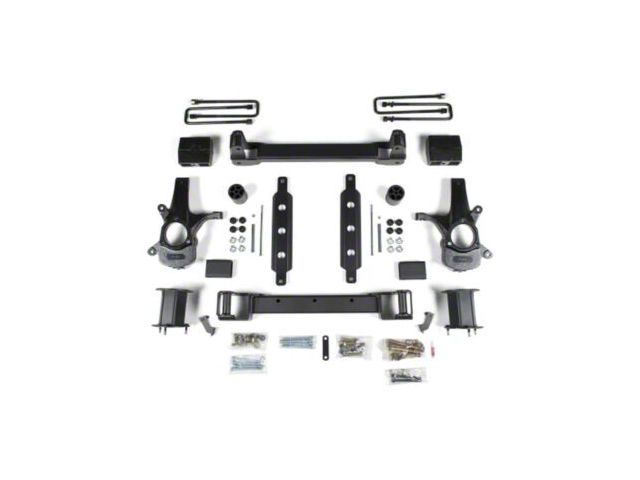 Zone Offroad 4.50-Inch Suspension Lift Kit (14-18 2WD Sierra 1500 w/ Stock Cast Steel Control Arms, Excluding Denali)