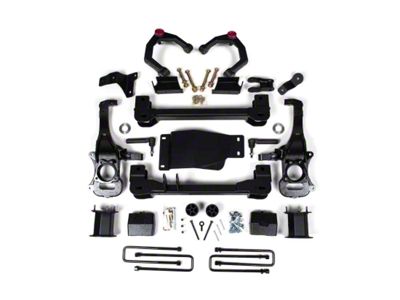 Zone Offroad 6-Inch Suspension Lift Kit (19-24 4WD Sierra 1500, Excluding AT4 & Denali)