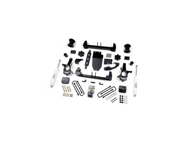 Zone Offroad 6.50-Inch Suspension Lift Kit with Nitro Shocks (14-18 4WD Sierra 1500 w/ Stock Cast Steel Control Arms, Excluding Denali)