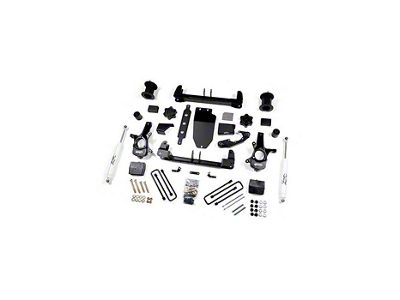 Zone Offroad 6.50-Inch Suspension Lift Kit with Nitro Shocks (14-18 4WD Sierra 1500 w/ Stock Cast Aluminum or Stamped Steel Control Arms, Excluding Denali)