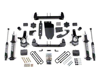 Zone Offroad 6.50-Inch Strut Suspension Lift Kit (14-18 4WD Sierra 1500 w/ Stock Cast Aluminum or Stamped Steel Control Arms, Excluding Denali)