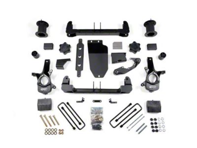Zone Offroad 6.50-Inch Suspension Lift Kit with FOX Shocks (14-18 4WD Sierra 1500 w/ Stock Cast Steel Control Arms, Excluding Denali)