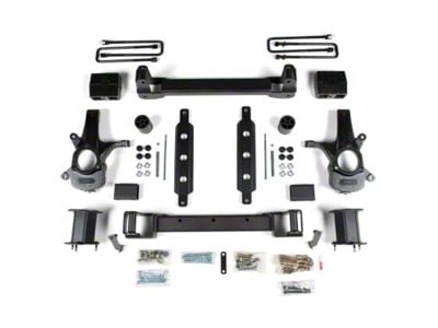 Zone Offroad 6.50-Inch Suspension Lift Kit with FOX Shocks (14-18 2WD Sierra 1500 w/ Stock Cast Steel Control Arms, Excluding Denali)
