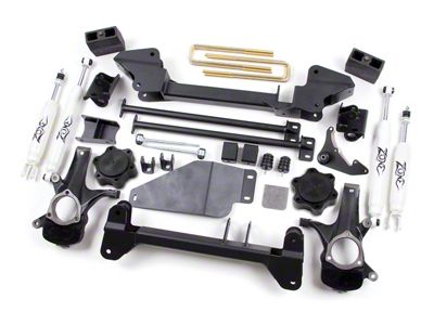 Zone Offroad 6.50-Inch Suspension Lift Kit with Hydro Shocks (99-06 4WD Sierra 1500)