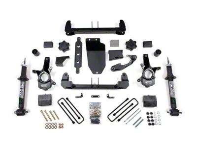 Zone Offroad 6.50-Inch Suspension Lift Kit with Replacement Struts (14-18 4WD Sierra 1500, Excluding Denali)