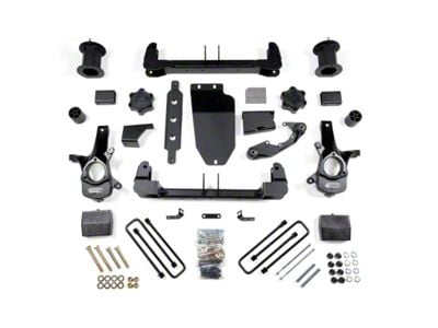 Zone Offroad 6.50-Inch Suspension Lift Kit with Strut Spacers (14-18 4WD Sierra 1500, Excluding Denali)