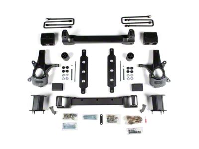 Zone Offroad 6.50-Inch Suspension Lift Kit (14-18 2WD Sierra 1500 w/ Stock Cast Aluminum or Stamped Steel Control Arms, Excluding Denali)