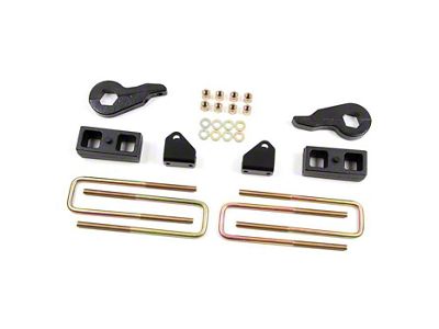 Zone Offroad 2-Inch Torsion Key Supension Lift Kit; RPO Code FT (07-10 4WD Sierra 2500 HD)