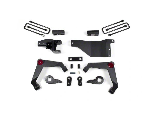 Zone Offroad 3-Inch Adventure Series Upper Control Arm Suspension Lift Kit; RPO FT2, FT3, FT4, FT5, FT6 or FT7 (07-10 4WD Sierra 2500 HD SRW)