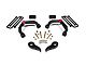 Zone Offroad 3-Inch Adventure Series Upper Control Arm Suspension Lift Kit (11-19 Sierra 2500 HD w/o Factory Overload Springs)