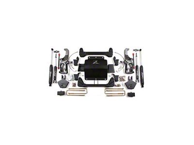 Zone Offroad 5-Inch Suspension Lift Kit with Nitro Shocks (11-19 Sierra 2500 HD w/o Top Mounted Overload Springs)