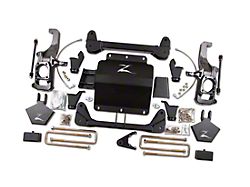 Zone Offroad 5-Inch Torsion Bar Drop Suspension Lift Kit with FOX Shocks (11-19 Sierra 2500 HD w/ Factory Overload Springs)