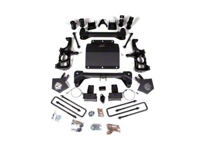 Zone Offroad 5-Inch Suspension Lift Kit (20-24 Sierra 3500 HD w/o Factory Overload Springs)