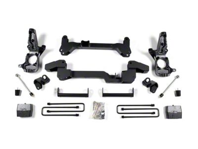 Zone Offroad 6-Inch Torsion Bar Drop Suspension Lift Kit with Nitro Shocks (07-10 2WD Sierra 3500 HD)