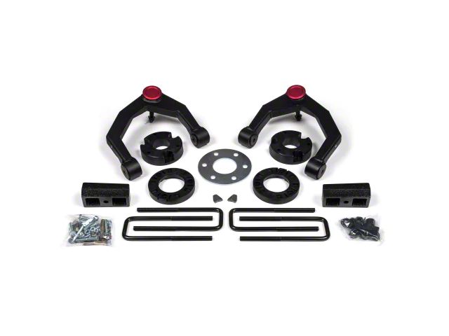 Zone Offroad 3.50-Inch Adventure Series Upper Control Arm Suspension Lift Kit (19-24 4WD Silverado 1500, Excluding Trail Boss & ZR2)