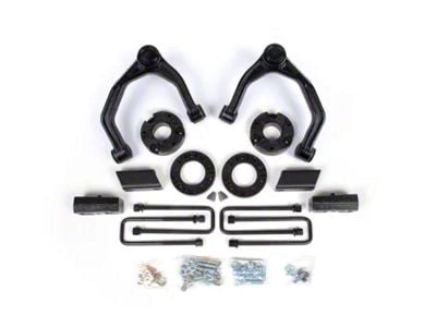 Zone Offroad 3.50-Inch Adventure Series Upper Control Arm Suspension Lift Kit with FOX Shocks (19-24 4WD Silverado 1500, Excluding Trail Boss & ZR2)