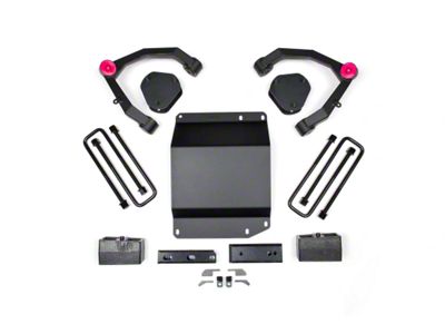 Zone Offroad 3.50-Inch Adventure Series Upper Control Arm Suspension Lift Kit (07-13 4WD Silverado 1500)