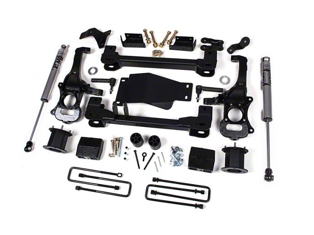 4 Inch Lift Zone Offroad Silverado 1500 4-Inch Suspension Lift Kit with Nitro ...