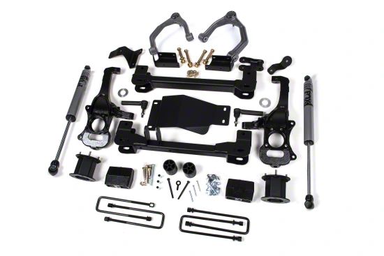 Zone Offroad Silverado 1500 4-Inch Suspension Lift Kit with FOX Shocks ...