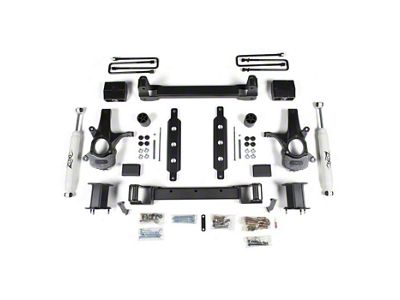 Zone Offroad 4.50-Inch Suspension Lift Kit with Nitro Shocks (14-18 2WD Silverado 1500 w/ Stock Cast Steel Control Arms)