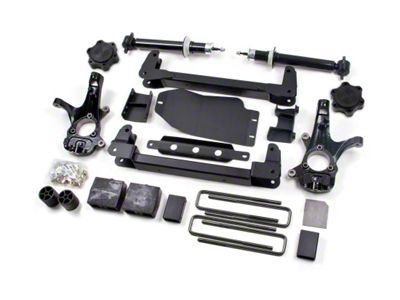 Zone Offroad 4.50-Inch Strut and Drop Crossmember Suspension Lift Kit (07-13 4WD Silverado 1500)