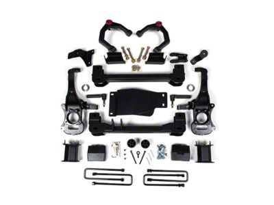 Zone Offroad 6-Inch Suspension Lift Kit (19-25 4WD Silverado 1500, Excluding Trail Boss & ZR2)