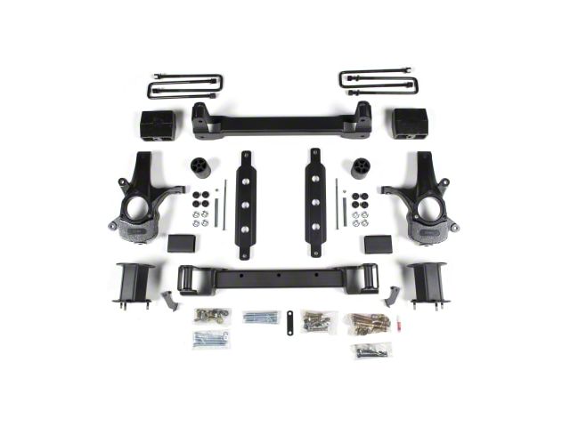 Zone Offroad 6.50-Inch Strut Suspension Lift Kit with Nitro Shocks (14-18 2WD Silverado 1500 w/ Stock Cast Steel Control Arms)