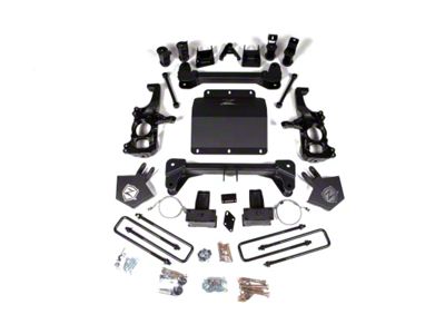 Zone Offroad 5-Inch Suspension Lift Kit (20-24 Silverado 2500 HD w/o Factory Overload Springs)