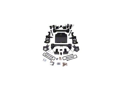 Zone Offroad 5-Inch Suspension Lift Kit with Fox Shocks (20-25 Silverado 3500 HD w/o Top Mounted Overload Springs)