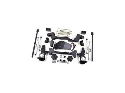 Zone Offroad 6-Inch Suspension Lift Kit with Nitro Shocks (07-10 4WD Silverado 3500 HD)