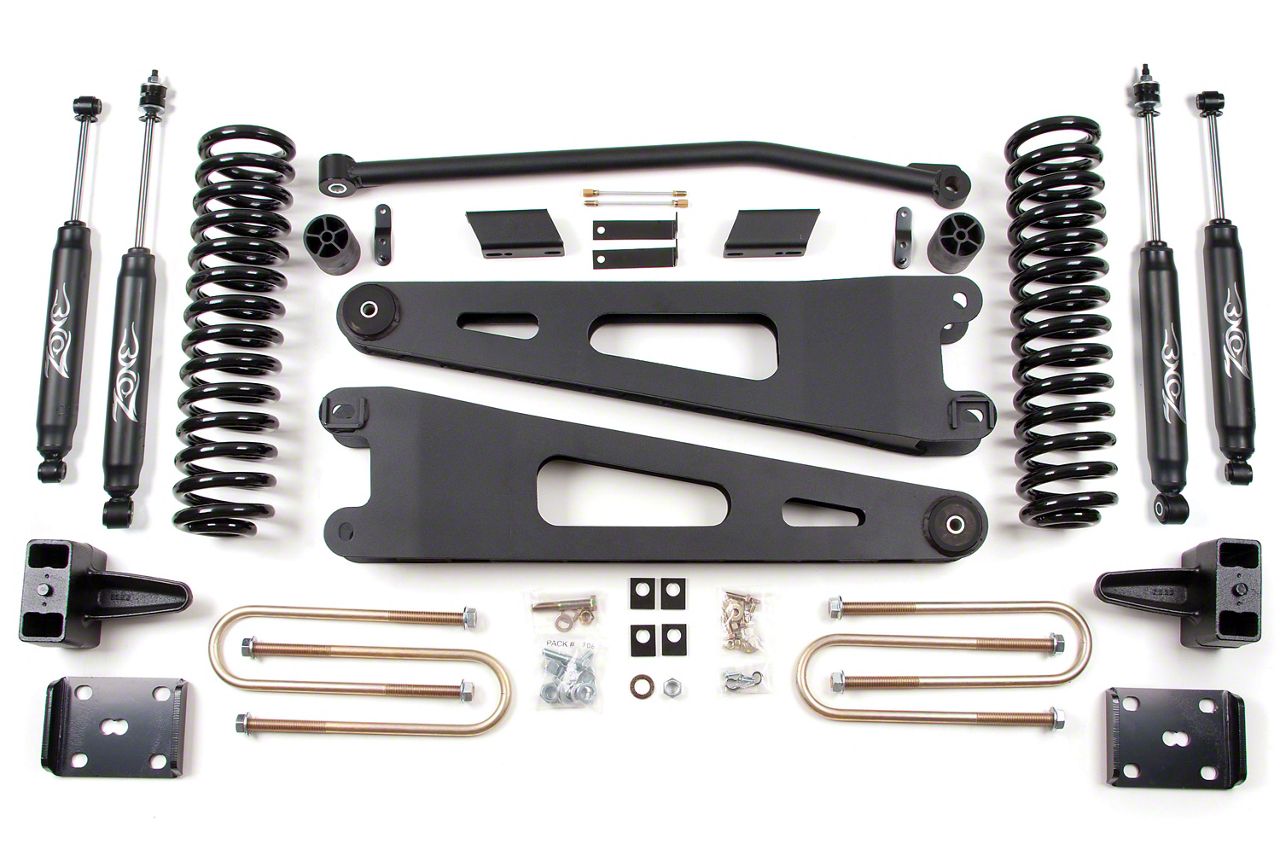 Zone Offroad F250 Super Duty 4Inch Radius Arm Suspension Lift Kit