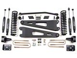 Zone Offroad 4-Inch Radius Arm Suspension Lift Kit with Nitro Shocks (11-16 4WD 6.7L Powerstroke F-250 Super Duty)