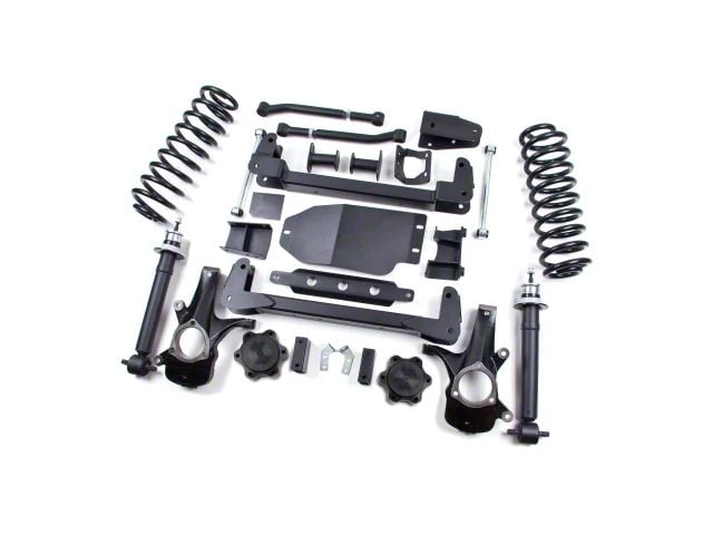 Zone Offroad 6.50-Inch Strut and Drop Crossmember Suspension Lift Kit with Nitro Shocks (07-14 Tahoe)
