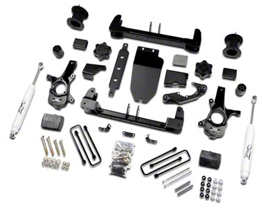 Zone Offroad 4.50-Inch Suspension Lift Kit with Nitro Shocks (14-18 4WD Sierra 1500, Excluding Denali)