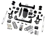 Zone Offroad 4.50-Inch Suspension Lift Kit with Nitro Shocks (14-18 4WD Sierra 1500, Excluding Denali)